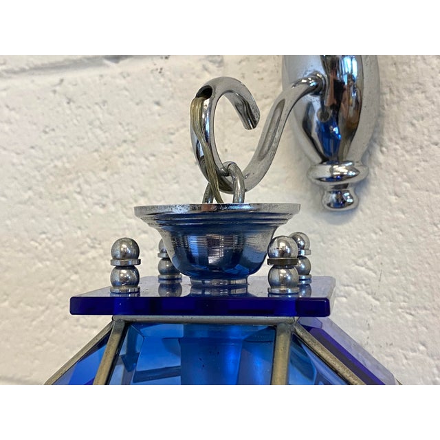 Cut Glass Wall Lamps, 1970s, Set of 2 For Sale - Image 6 of 13