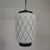 Black Vintage Pendant Lamp with Opaline Glass Shade, 1950s For Sale - Image 8 of 17