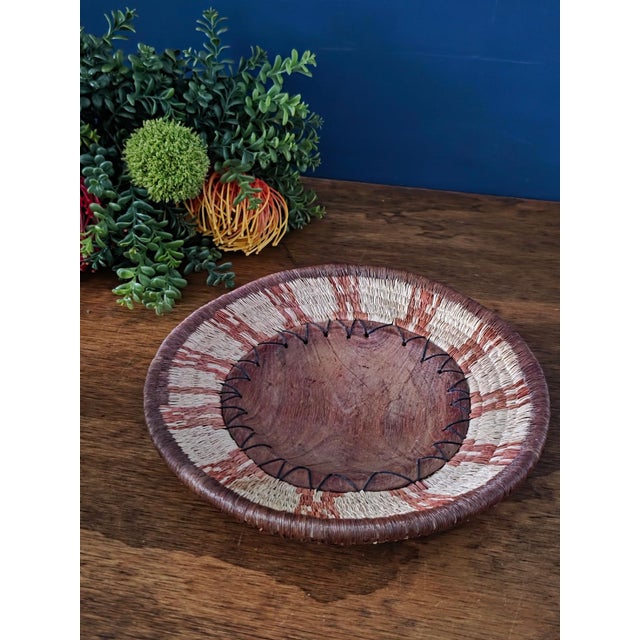 Textile 1980s Zulu Organic Basket & Vase Set For Sale - Image 7 of 16