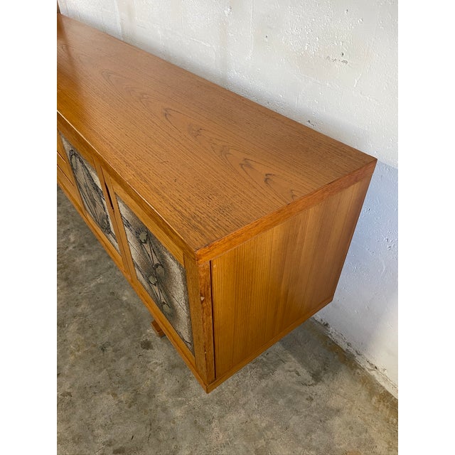 Danish Mid Century Oak Brutalist Credenza Gangso Mobler For Sale - Image 10 of 14
