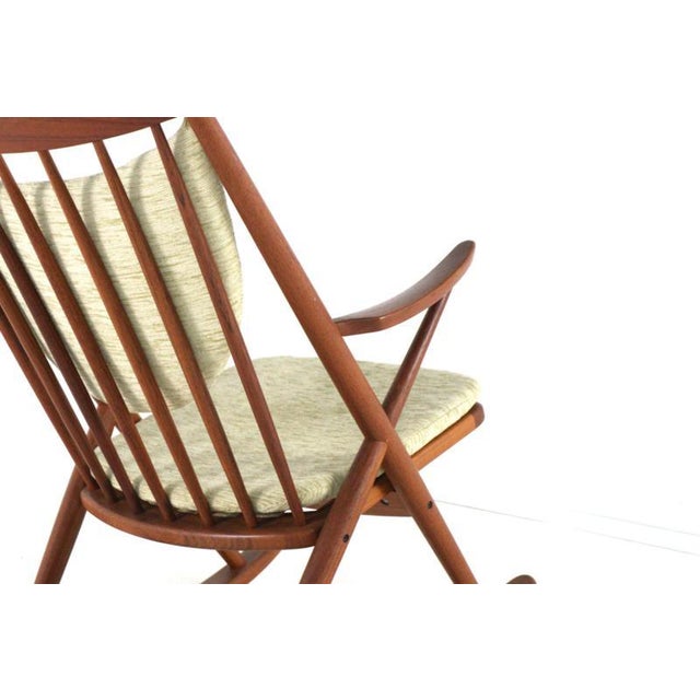 Vintage Model 182 Rocking Chair by Franks Reenskaug for Bramin, 1960s For Sale - Image 9 of 15