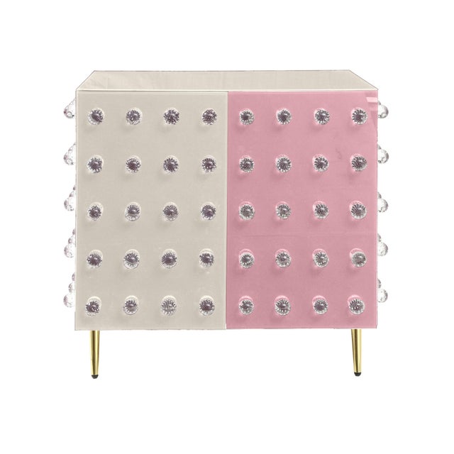 This stunning pair of display cabinets features the unique “Big Babol” style with an eye-catching black and white color...