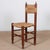 1940s French Straw-Seated Chairs, 1940s, Set of 6 For Sale - Image 5 of 10