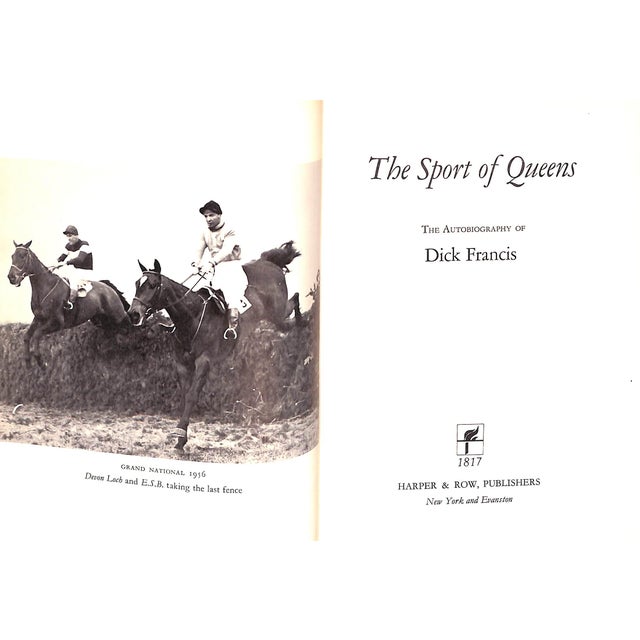 Traditional "The Sport of Queens: The Autobiography of Dick Francis" 1969 Francis, Dick For Sale - Image 3 of 11