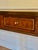 1970’s Mastercraft Attributed Brass Clad Faux Bamboo and Burl Wood 3 Drawer Console Table For Sale In New Orleans - Image 6 of 13