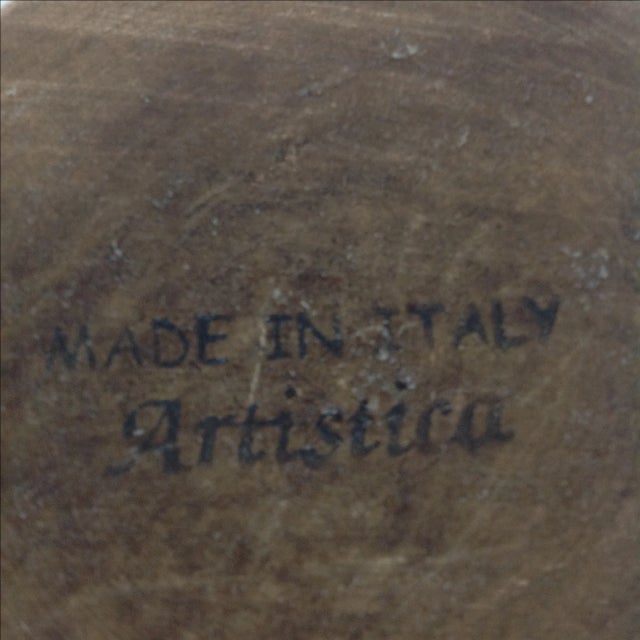 Artistica Italy Hand-Painted Wall Charger For Sale In Dallas - Image 6 of 6