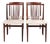 Dining Chairs in Rosewood with Light Upholstery by Henning Sørensen, 1960s, Set of 4 For Sale