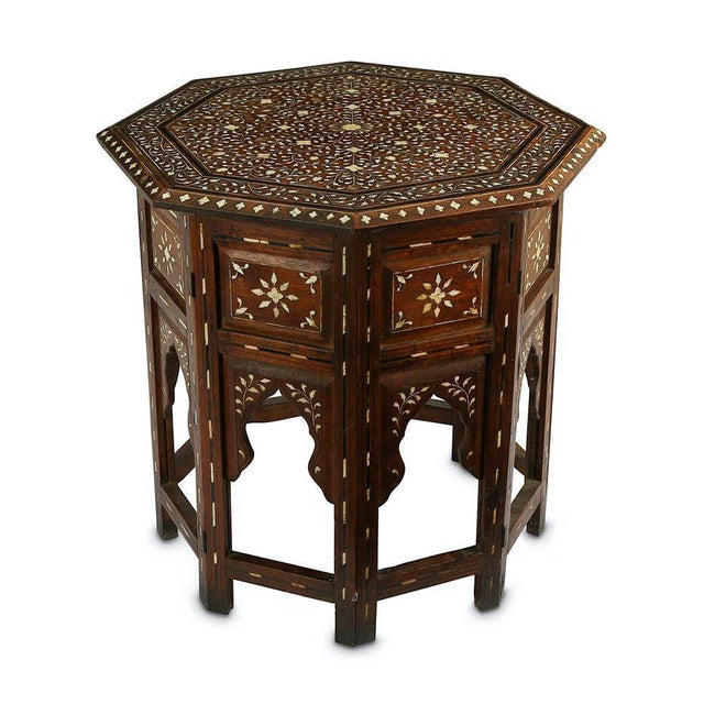 19th Century Hoshaipur Octagonal Table For Sale - Image 3 of 7