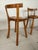 1980s Brutalized Elm High Chairs, 1980s, Set of 5 For Sale - Image 5 of 16