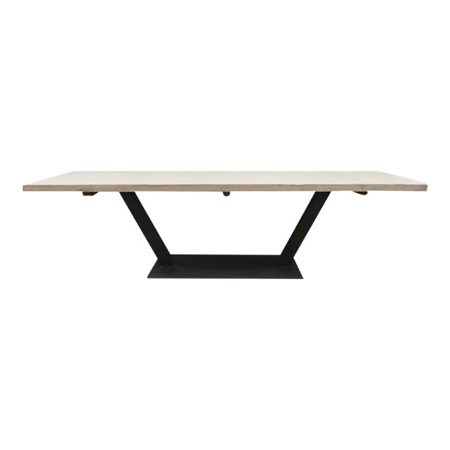 Vintage Reclaimed Elm Dining Table Chairish