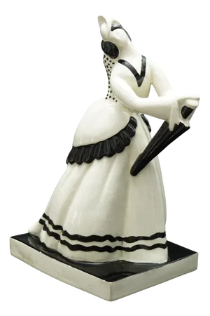 French Art Deco Ceramic Figure by Claude Lévy for Atelier Primavera, 1920s