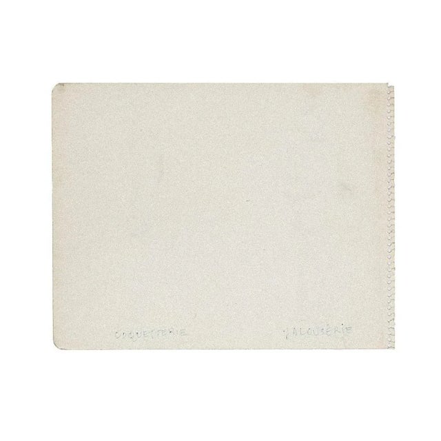 Coquetterie Jalouserie is an original modern artwork realized in the second half of the 19th Century. Original pen...