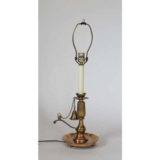Frederick Cooper Vintage Frederick Cooper Brass Chamberstick Table Lamp W/ Snuffer For Sale - Image 4 of 13