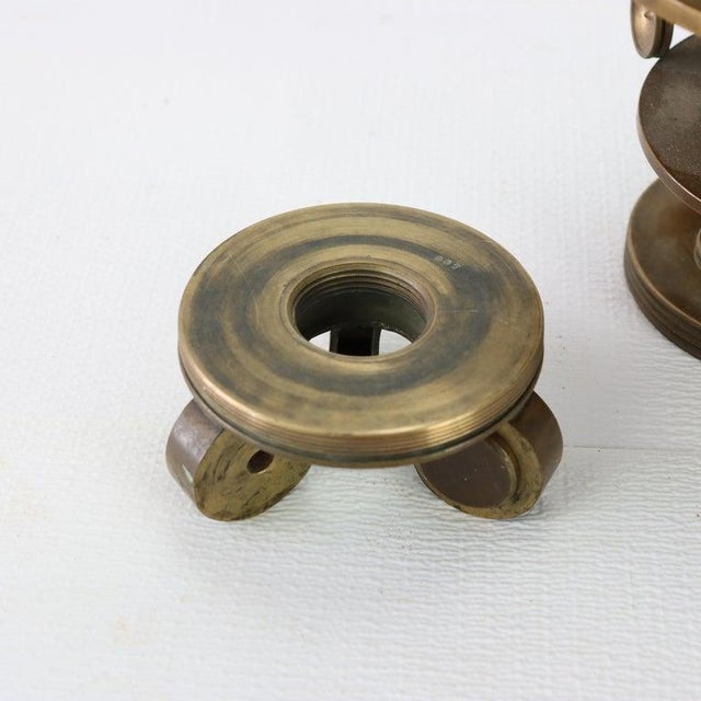 Late 19th Century Antique W. & L. E. Gurley Co. Brass Surveyor’s Transit/Theodolite C1890 For Sale - Image 5 of 13