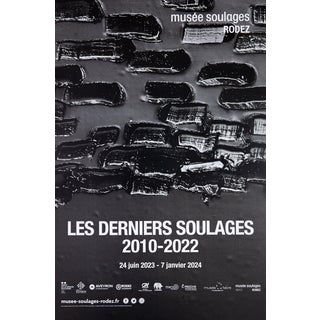 Les Derniers Soulages Poster after Pierre Soulages For Sale