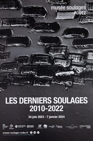 Les Derniers Soulages Poster after Pierre Soulages