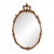 Antique Gilded Wood Mirror Chinoiserie Style With Pagoda For Sale