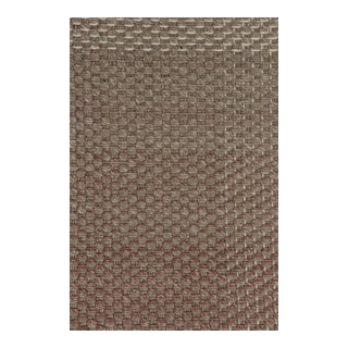Rug & Kilim’s Scandinavian Style Ombre Kilim Rug in Brown Patterns For Sale