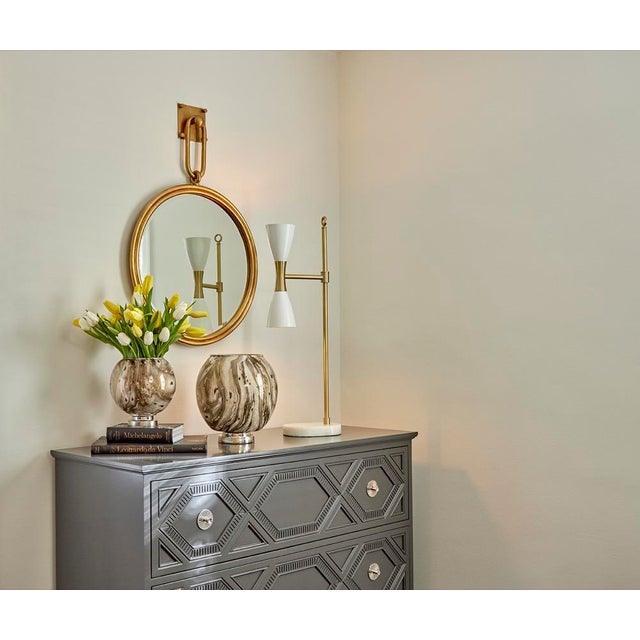 2020s Wildwood Calacatta Gold Vase, Small For Sale - Image 5 of 6