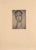 Modern Pierre-Georges Duval, Visage, Etching, Mid-20th Century For Sale - Image 3 of 3