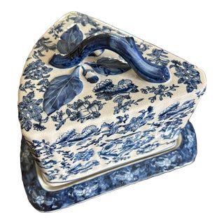 1960s Ironstone Cheese Dish For Sale