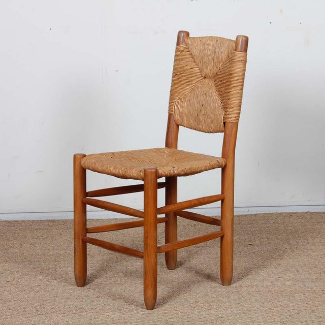 1950s Bauche Model No. 19 Chairs from Charlotte Perriand, 1950s, Set of 6 For Sale - Image 5 of 9