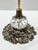 Metal Vintage Brass Fingertip Towel Stand With Crystal Accent Base For Sale - Image 7 of 7