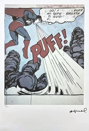 After Andy Warhol, Superman, 1980s, Lithograph