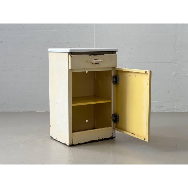 Industrial Steel Sheet Chest of Drawers by R. Daurat, France, 1950s For Sale - Image 13 of 18