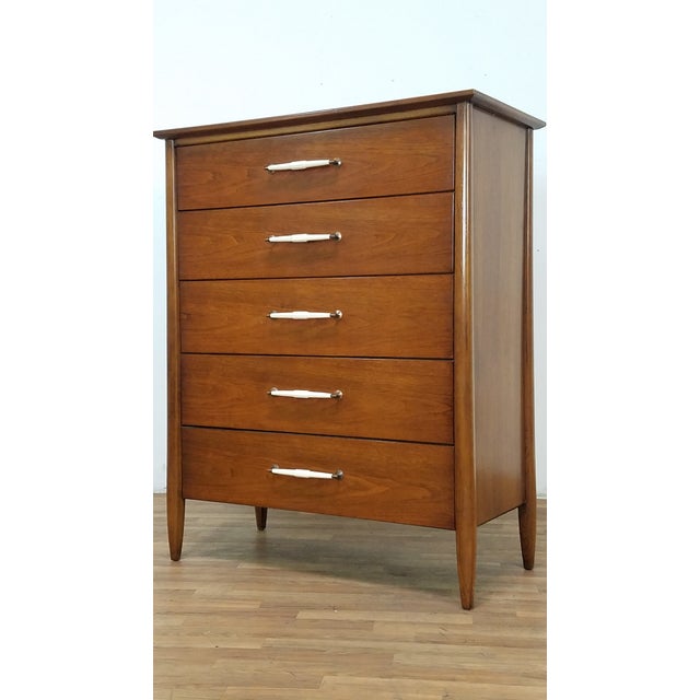 MidCentury Heritage Henredon Tall Boy Commode Dresser Chairish