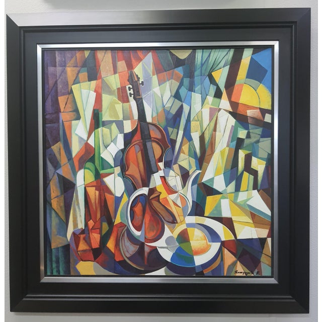 2020s "Still Life" Original Painting on Canvas Artsrum Asatryan For Sale - Image 5 of 5