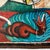 Wood Large Antique 28" Eastern Orthodox Folk Art Icon - St. George & Dragon - 2" Wood Slab For Sale - Image 7 of 12