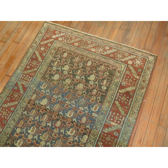 Early 20th Century Zabihi Collection Small Persian Malayer Runner - 3'3" x 6'11" For Sale In New York - Image 6 of 7
