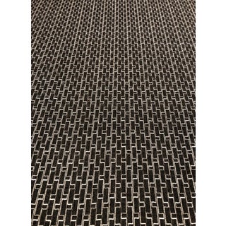 Holland + Sherry Django - Modern Obsidian 100% Wool Black and White Multipurpose Fabric - 3.5 Yards For Sale