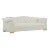 Farah Cream Velvet Sofa For Sale