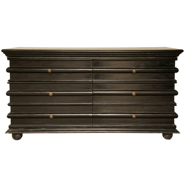 With a design inspired by the jacket of a classic first edition, this handsome, handcrafted mahogany chest features bun...