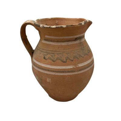 Farmhouse Antique Hungarian Folk Art Pottery For Sale - Image 3 of 5