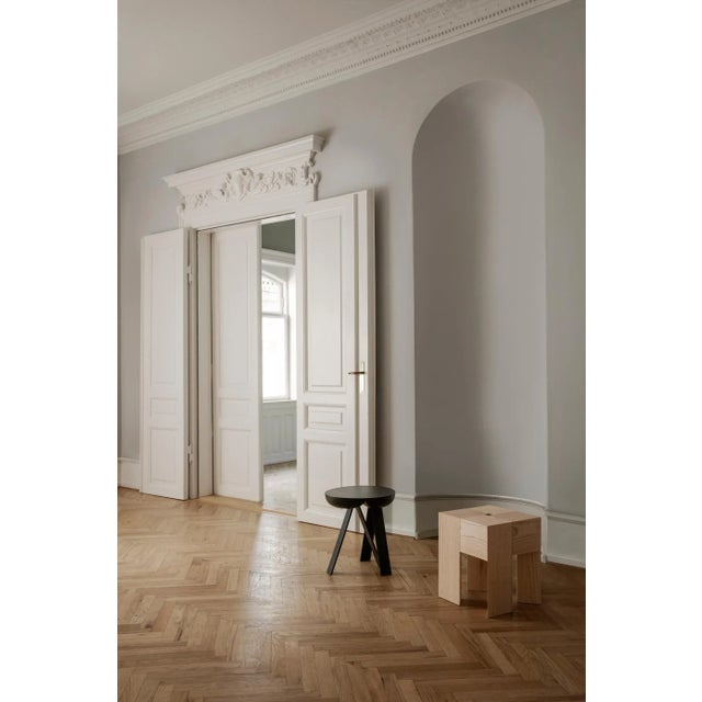 Aldo Bakker 'Triangle' Wood Stool or Side Table by Karakter For Sale - Image 6 of 9