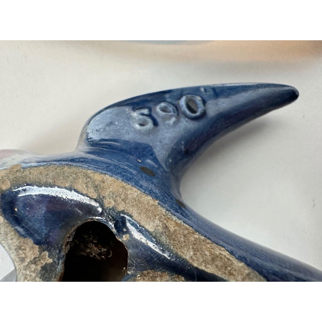 Mid-Century Modern German Ceramic Wall Swallows, 1960s, Set of 7 For Sale - Image 11 of 18