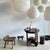 Japanese-Style Teardrop-Shaped Pendant Light in Rattan and Natural Linen, 1980s For Sale - Image 15 of 18