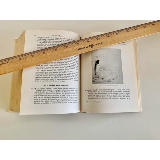 1966 Edition History of French Literature Written In French For Sale In San Diego - Image 6 of 9