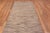 Tribal Neutral Earthy Long and Narrow Modern Hallway Flatweave Runner Kilim For Sale - Image 3 of 8