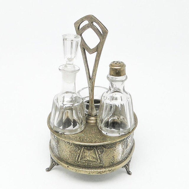 Art Nouveau Spice Cabaret from Fabryka Wolska, Poland, 1900s For Sale - Image 10 of 17