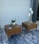 American 1950s American of Martinsville Burled Wood End Tables-Pair For Sale - Image 3 of 13
