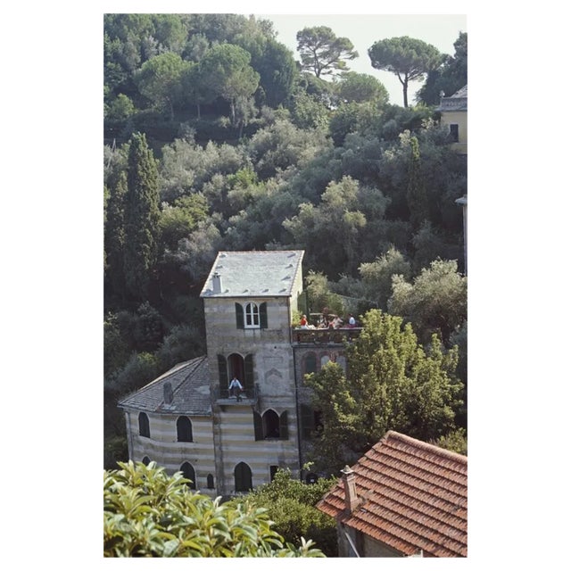 Slim Aarons, Portofino, Italy, Estate Stamped Photographic Print, 1985 / 2020s For Sale