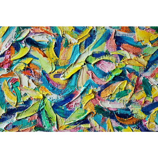 2020s Artist Andrei Sitsko "Reflection in the Water. Lago Di Garda" Modern Original Painting For Sale - Image 5 of 11