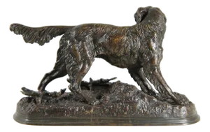 Bronze Hunting Dog from Jules Moigniez