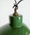 Green Industrial Green Enamel Factory Pendant Lamp, 1960s For Sale - Image 8 of 17