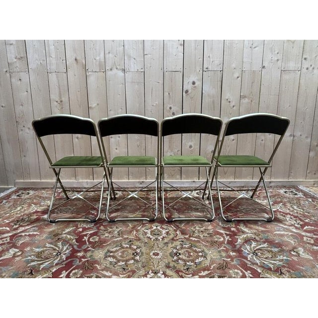 Green Event Chairs from DMA, Set of 4 For Sale - Image 6 of 8