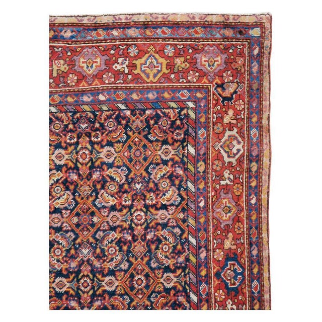 Rustic Galerie Shabab Collection Early 20th Century Persian Rustic Gallery Accent Rug For Sale - Image 3 of 10